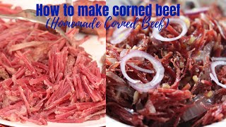 How to make corned beef / Homemade Corned Beef