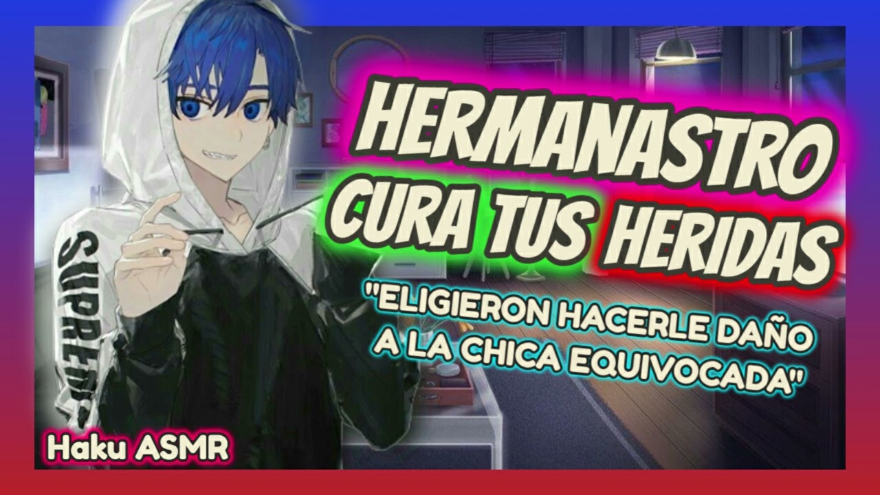 ASMR Rolplay - Tu hermanastro cura tus heridas - Haku ASMR