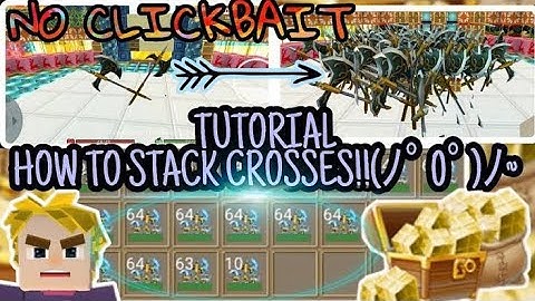 How to get stacked cross ( stacked cross giveaway + dup ) in skyblock blockmango