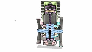 Fusion 360 Engine Animation