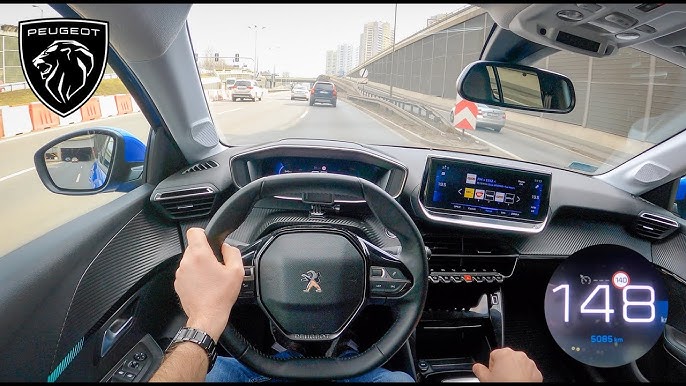 2022 NEW PEUGEOT e-208 ELECTRIC ACTIVE POV TEST DRIVE (ASMR) 