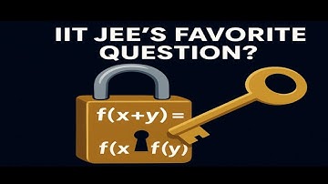 Why is THIS Functional Equation SO COMMON in IIT JEE? | Applications of Derivatives | JEE Maths