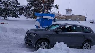 18.01.2018 Audi Q7 winter snow offroad. Part 3