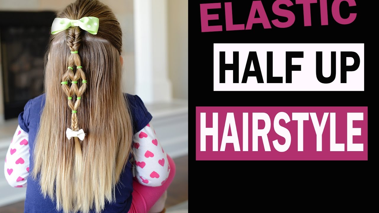Elastic hairstyles Easy toddler hairstyles YouTube