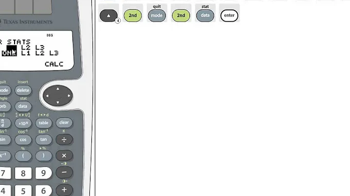 Statistics - Technology - TI-30XS - Mean