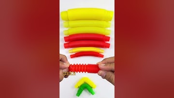 Pop tubes satisfying relaxing video #asmrsounds #creative #diy #poptubesound #satisfyingvideos