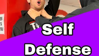 Self Defense against Front Choke