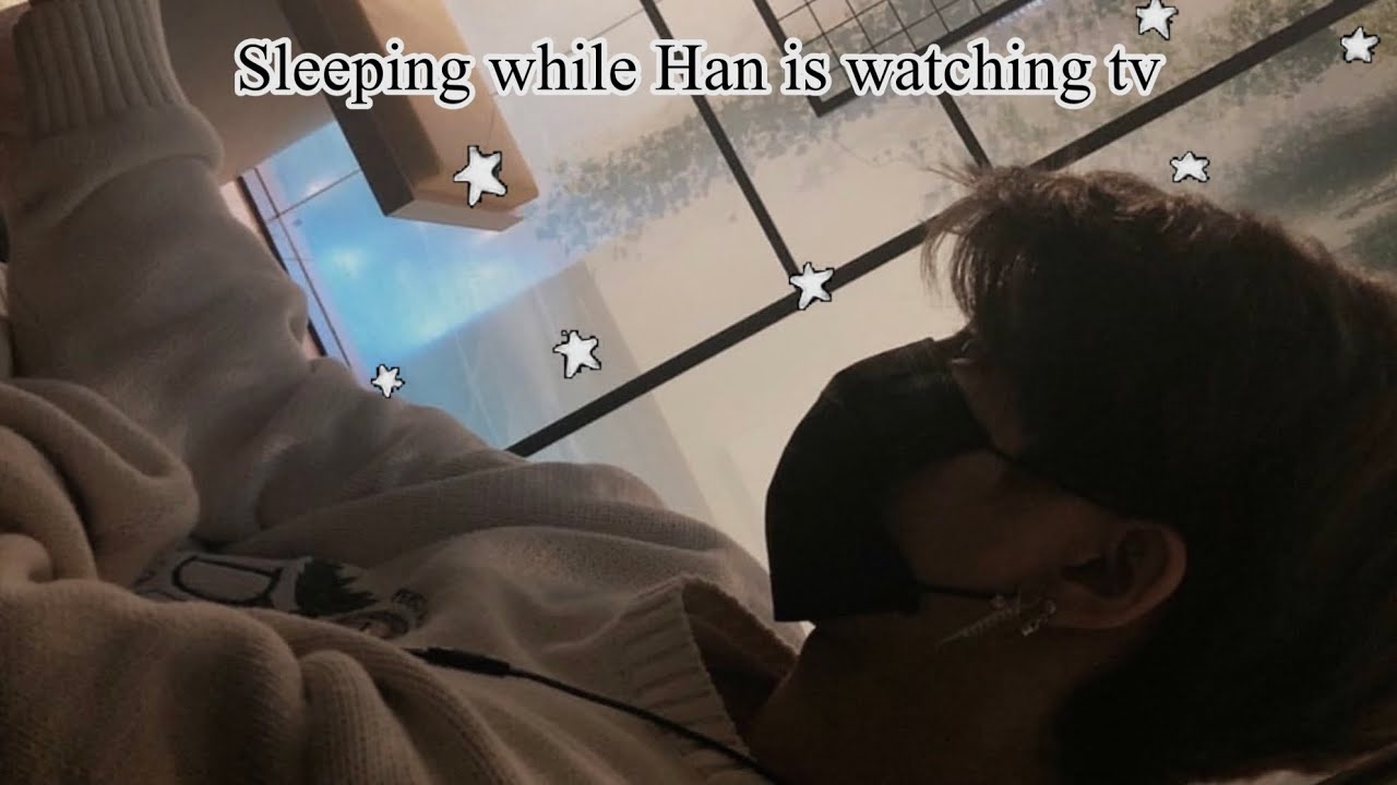 Stray Kids ASMR Sleeping While Han Is Watching TV📺💤