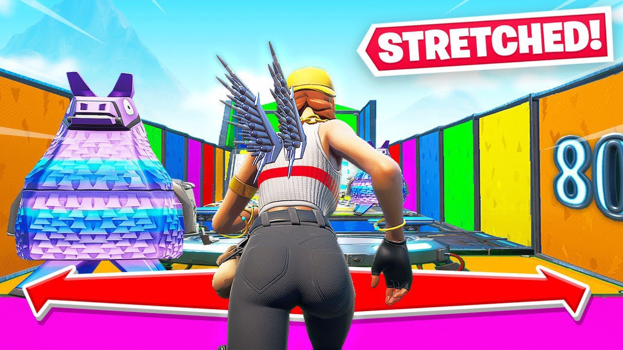 funny moments in soccer STRETCHED Resolution DEATHRUN in Fortnite Creative
