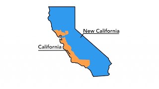 Part of california is trying to split from coast