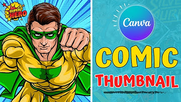 How to Make a CLICKBAIT YouTube Thumbnail with Canva (COMIC STYLE) | Canva Tutorial for Beginners