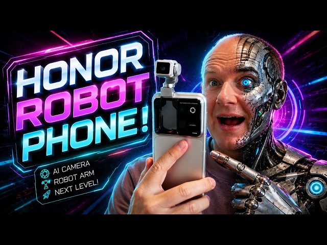 Honor Robot Phone - WORLDS FIRST LOOK! - YouTube