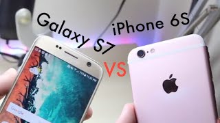 SAMSUNG Galaxy S7 Edge VS Apple iPhone 6 - Camera Comparison!