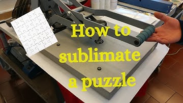 sublimating a puzzle, sublimation tutorial, sublimation for beginners, Short video