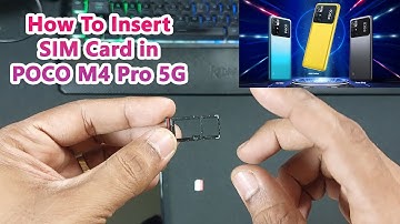 How To Insert SIM Card in POCO M4 Pro 5G in Tamil | Ashok Udhayan
