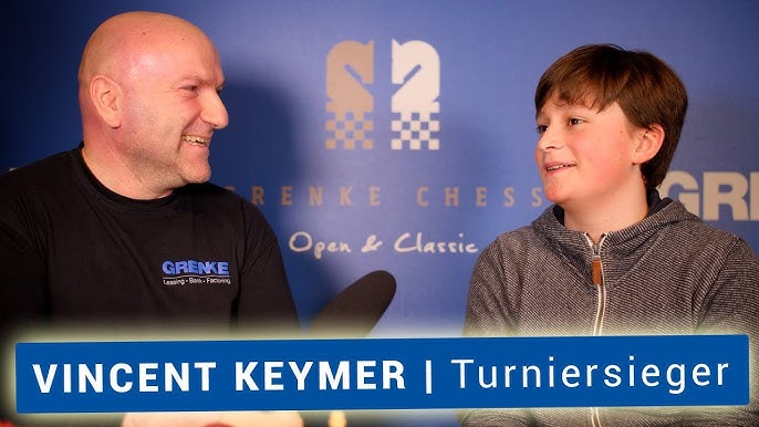 Chess: Schoolboy Vincent Keymer secures shock triumph at Grenke