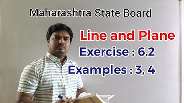 Lec11 Line and Plane : Shortest distance between lines : Exercise 6.2 : Example 3, 4