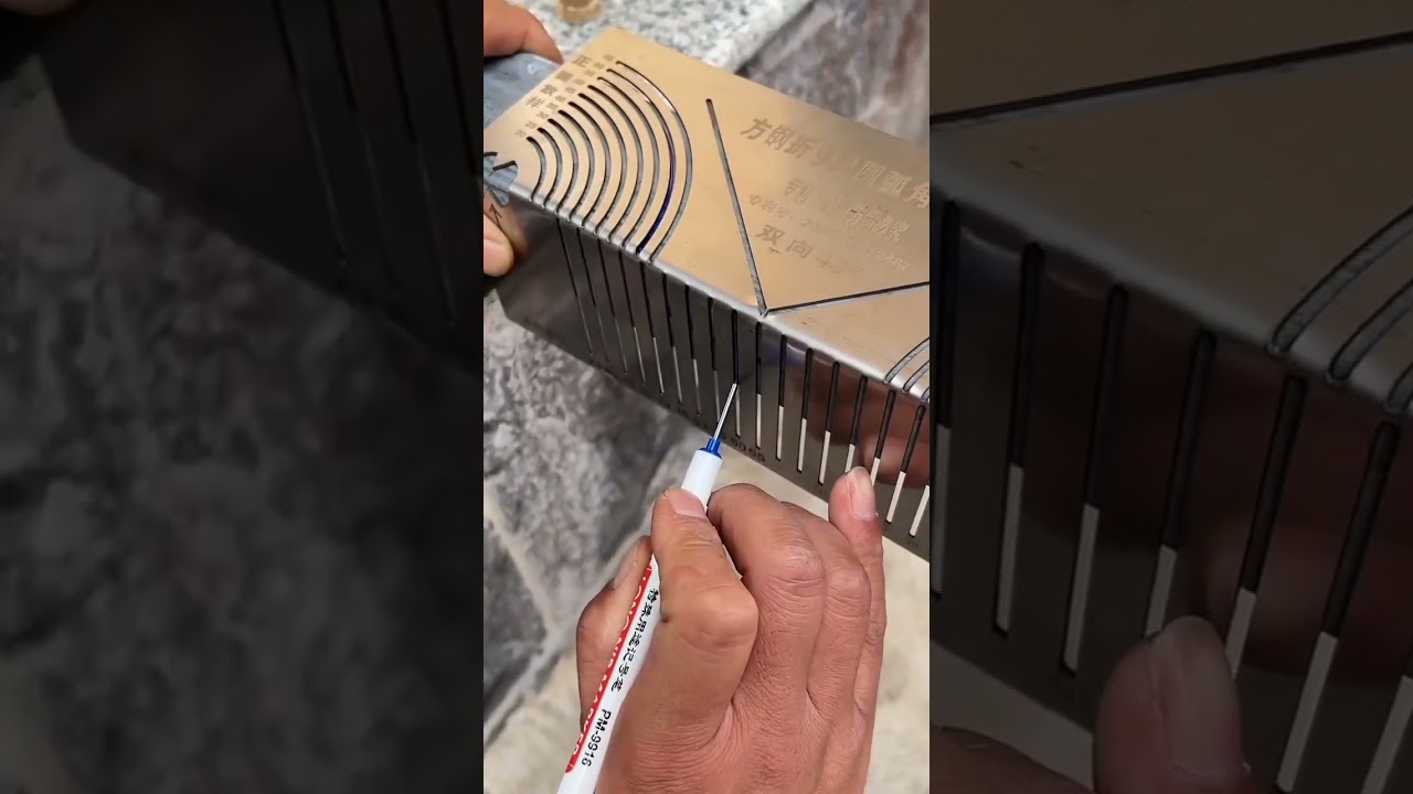 Dejun square steel 90 degree folding ruler