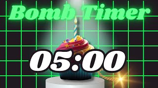 5 Minute Cupcake 🧁 Bomb 💣 Timer