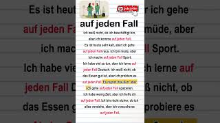 Deutsch lernen mit „auf jeden Fall“ im Alltag | A1–B1