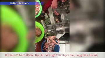 Máy tách xương cá tự động công suất lớn | HaBac Machinery | 0914 63 8686