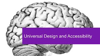 Universal Design for Learning and Accessibility