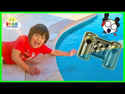 ryan-lost-combo-panda's-gaming-controller-in-the-swimming-pool.....