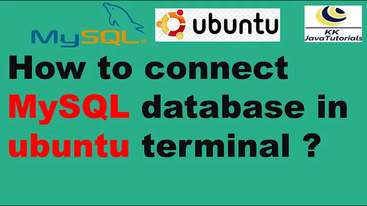 How to connect MySQL database in ubuntu terminal ? | Accessing MySQL Database from Linux