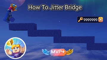 How to jitter bridge in Bedwars [Blockman Go]