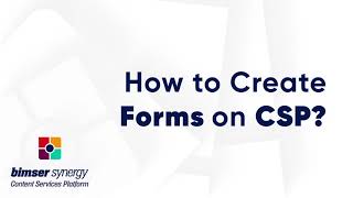 Bimser Synergy LowCode Platform - How to create forms on Synergy? screenshot 3