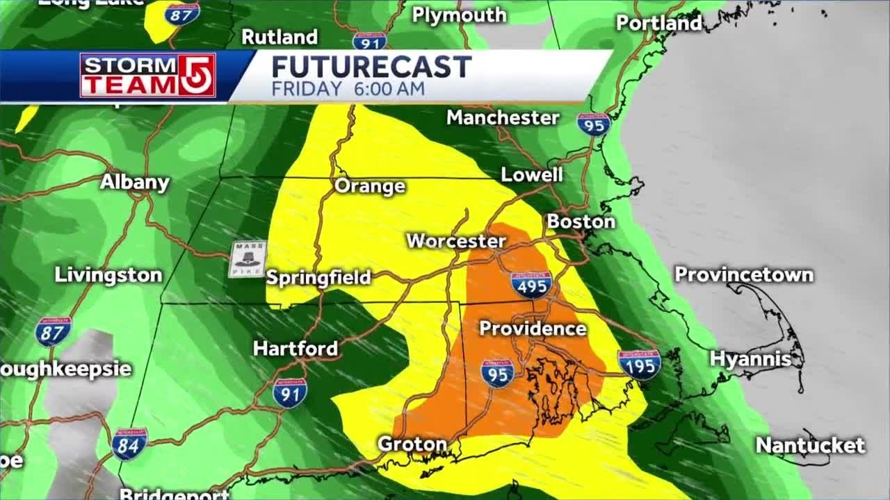 Video: Heavy rain, strong wind gusts to arrive early Friday morning ...