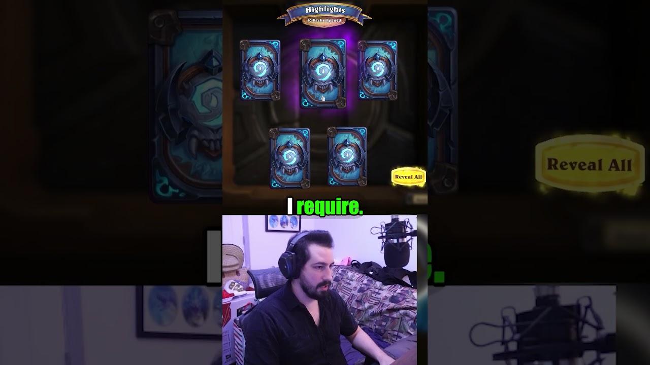 Streamer Luck...Hearthstone Pack Edition.