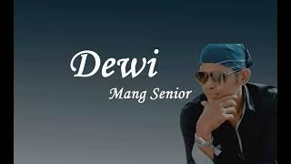 Dewi - Yan Mus ( Lirik ) Lagu lawas