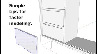 SketchUp Tips for Woodworkers | TV Unit Design