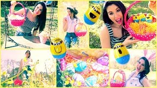 Easter Makeup, Hair & DIY Minion Easter Eggs!