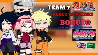 Team 7 React To Future Boruto Tiktoks Gacha Club Naruto Dub