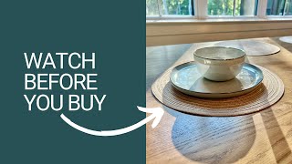 Host's Honest Review of SHACOS 15 inch Round Placemats | SHACOS