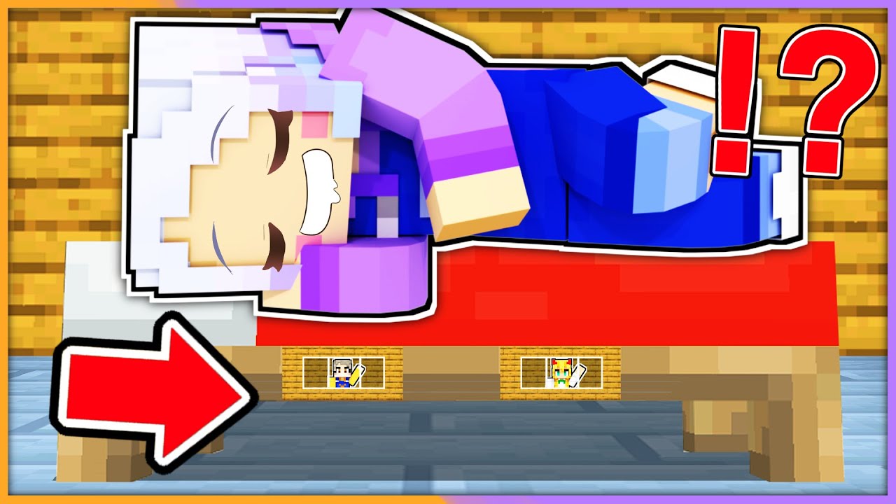 ベッドの中に住んでみたら謎の大洪水だった！？【 マイクラ / まいくら / Minecraft 】