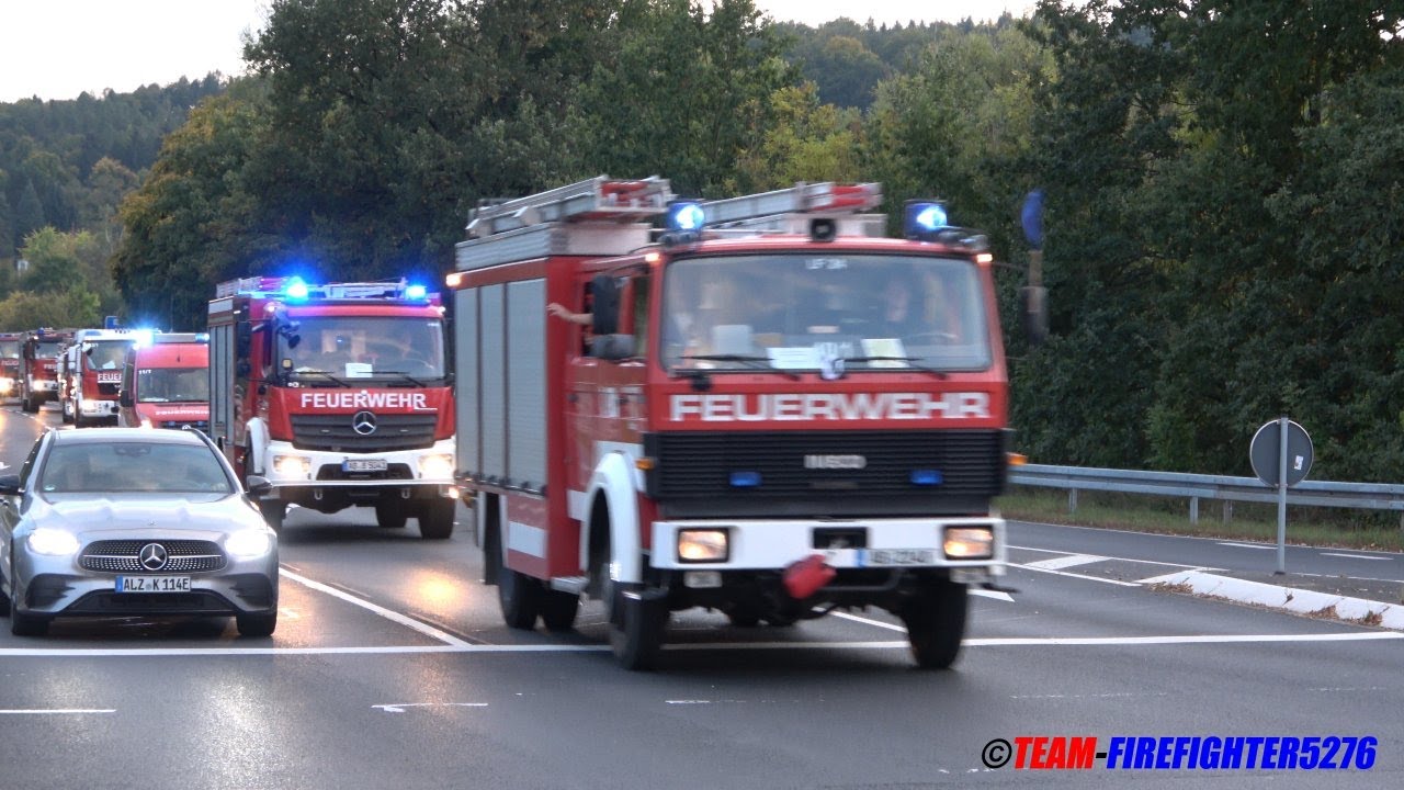 [Unterstützung für das Ahrtal] Rückkehr von 170 Kräften der Feuerwehren des Landkreis Aschaffenburg