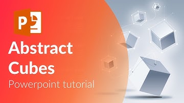 Abstract shapes slide. Powerpoint tricks