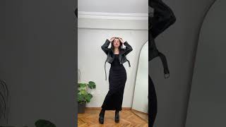 Bershka Straplez Elbi̇se Kombi̇ni̇