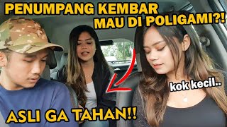 PENUMPANG INI MAU DINIKAHIN DUA DUANYA !! GILAA ! | PRANK TAXI ONLINE