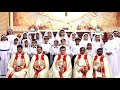Holy communion in St. Alphonsa Forane church.Bangalore