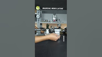 ❤️Manual Mini Lathe for your best machining friend👍 #machine #svanfon #model #diy #Lathe #cnc