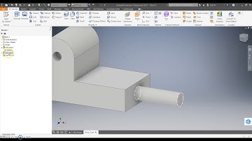 Inventor Tutorial 3 - Extrude Cut + Shell + Fillet