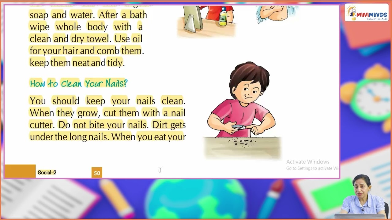 Ch 9 | Miniminds | About the world | Class 02 | Keeping Good Health | For children