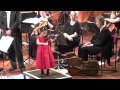 Violin solo four year old Leia Zhu in North East Last Night of the Proms