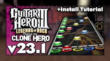 Guitar Hero III Theme for Clone Hero v23.1 + Installation Tutorial