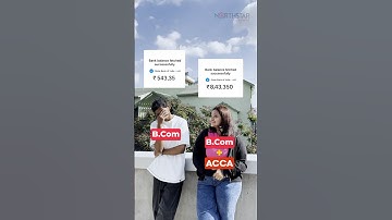 ACCA vs B.Com Salary in India | 2025 Comparison #acca #bcom #accavsbcom #accacourse