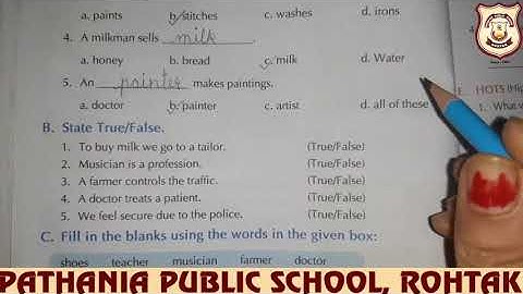 Pathania World Campus Class-2 Evs Ch-6 Exercise